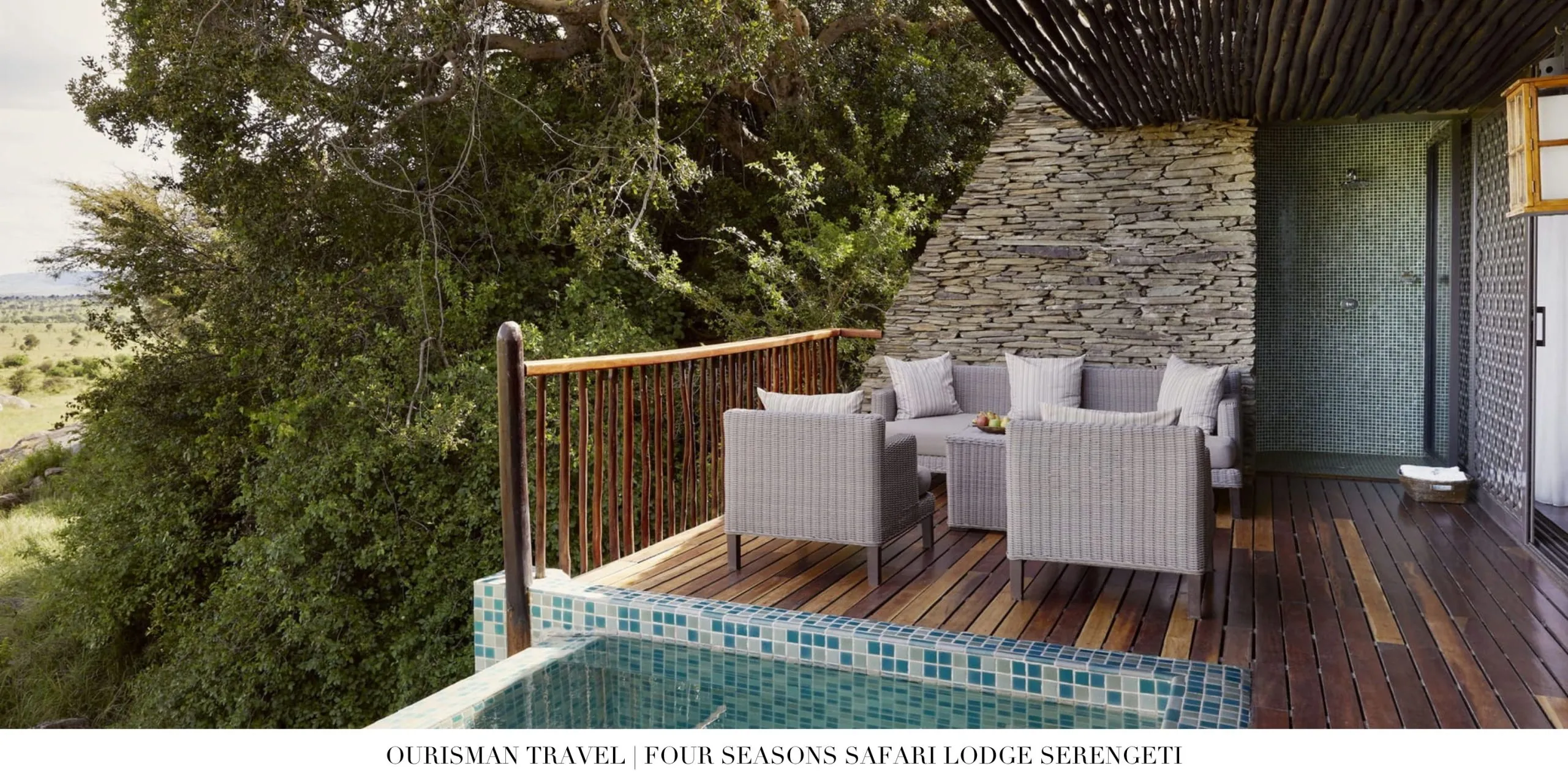 Four Seasons Safari Lodge Serengeti resort-style amenities in the bush