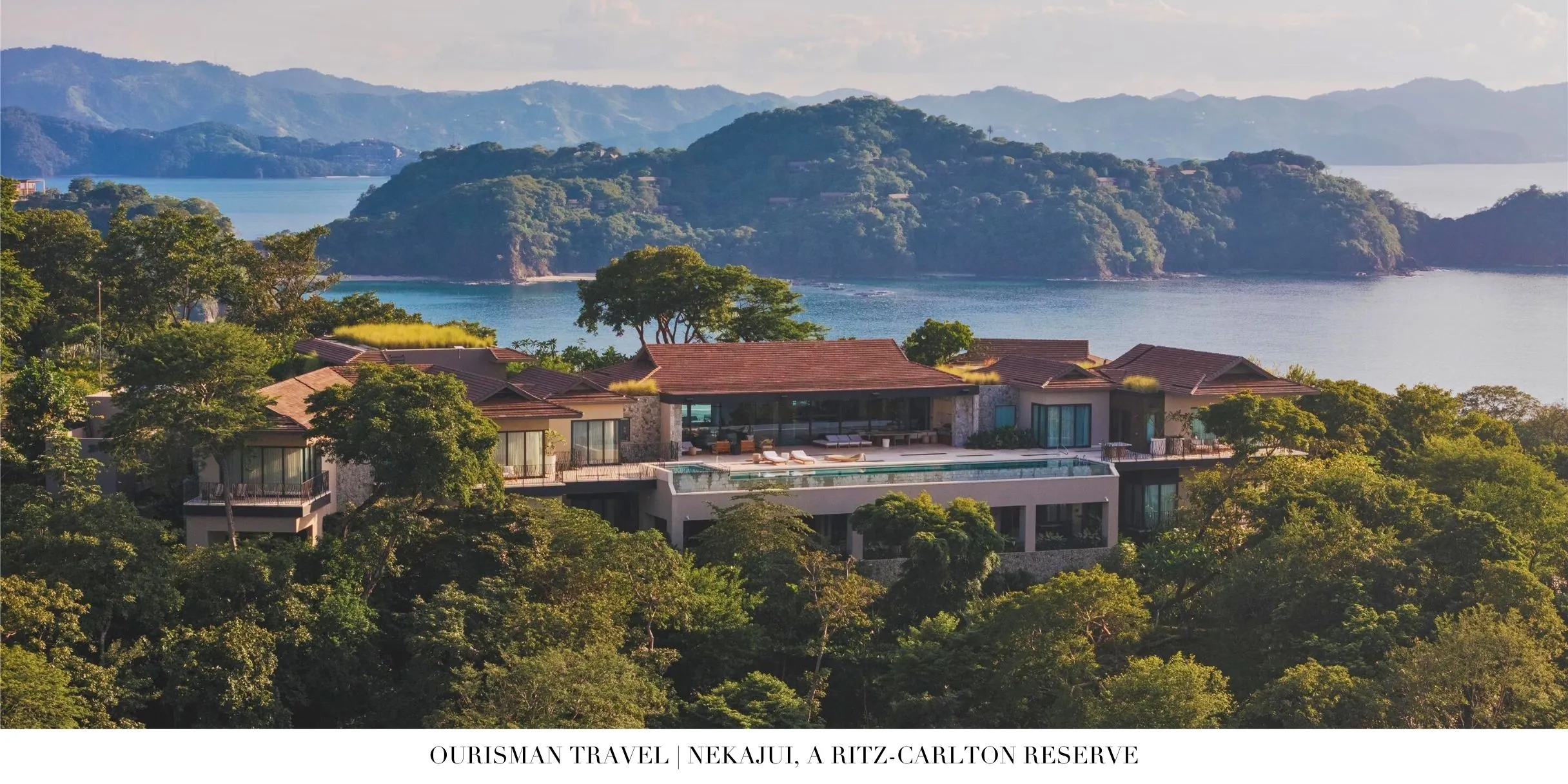 Sunset over the Papagayo coastline from Nekajui, a Ritz-Carlton Reserve
