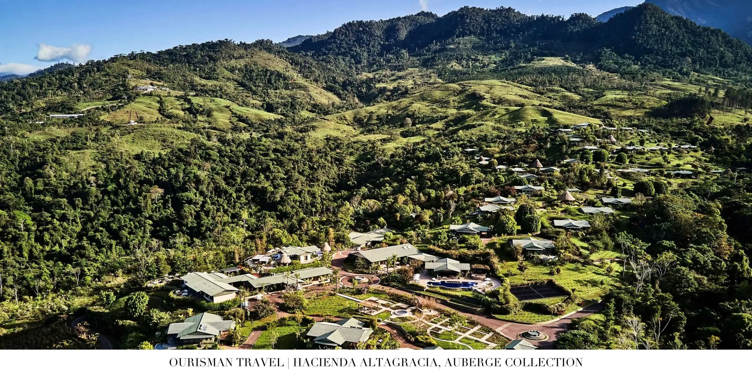 Aerial view of Hacienda AltaGracia, Auberge Collection