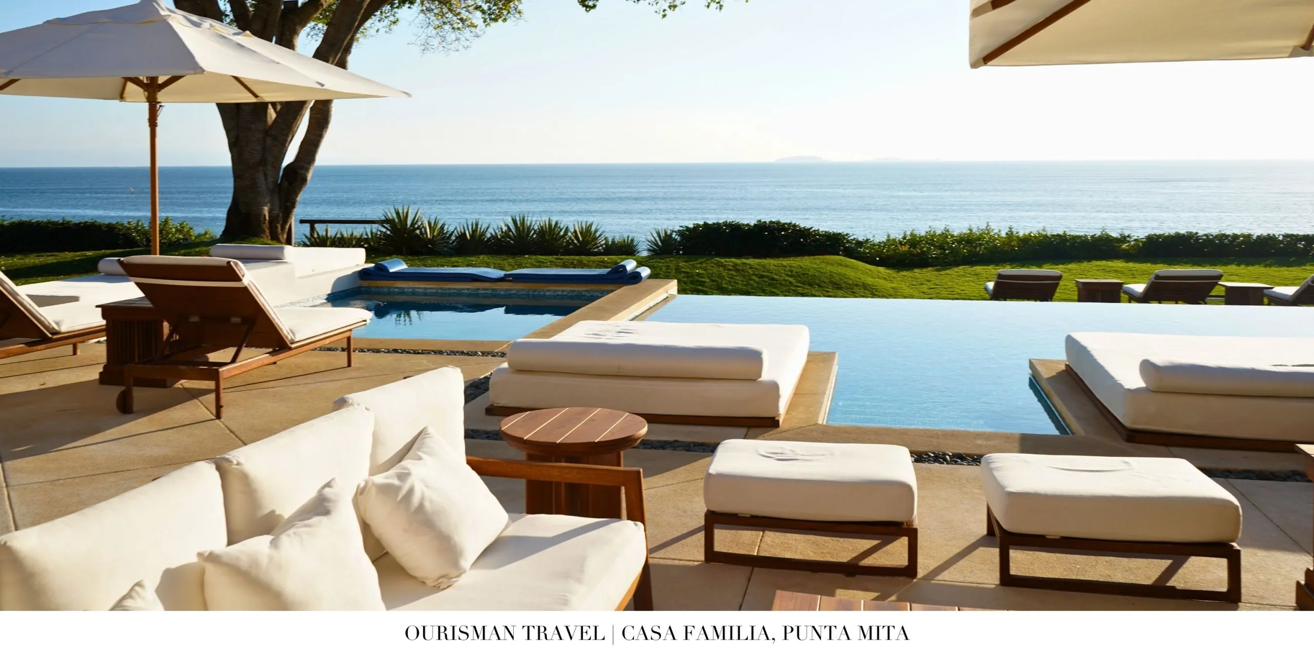 Private pool at Casa Familia Punta Mita villa