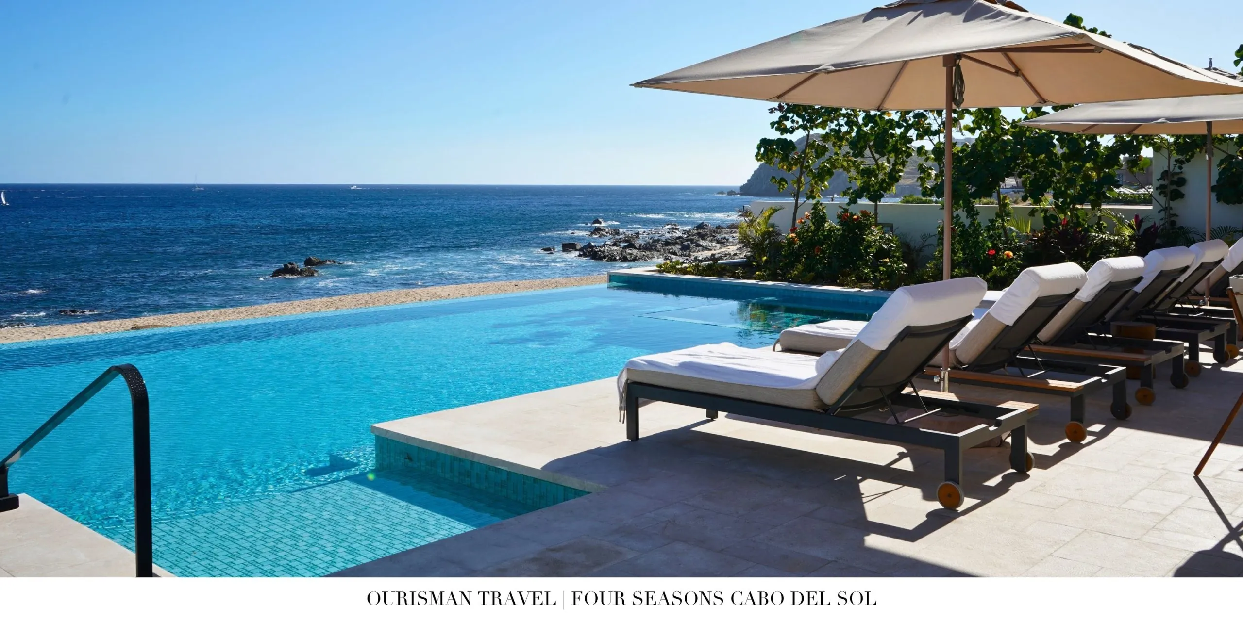 Private pool and terrace of a villa at Four Seasons Resort Cabo del Sol