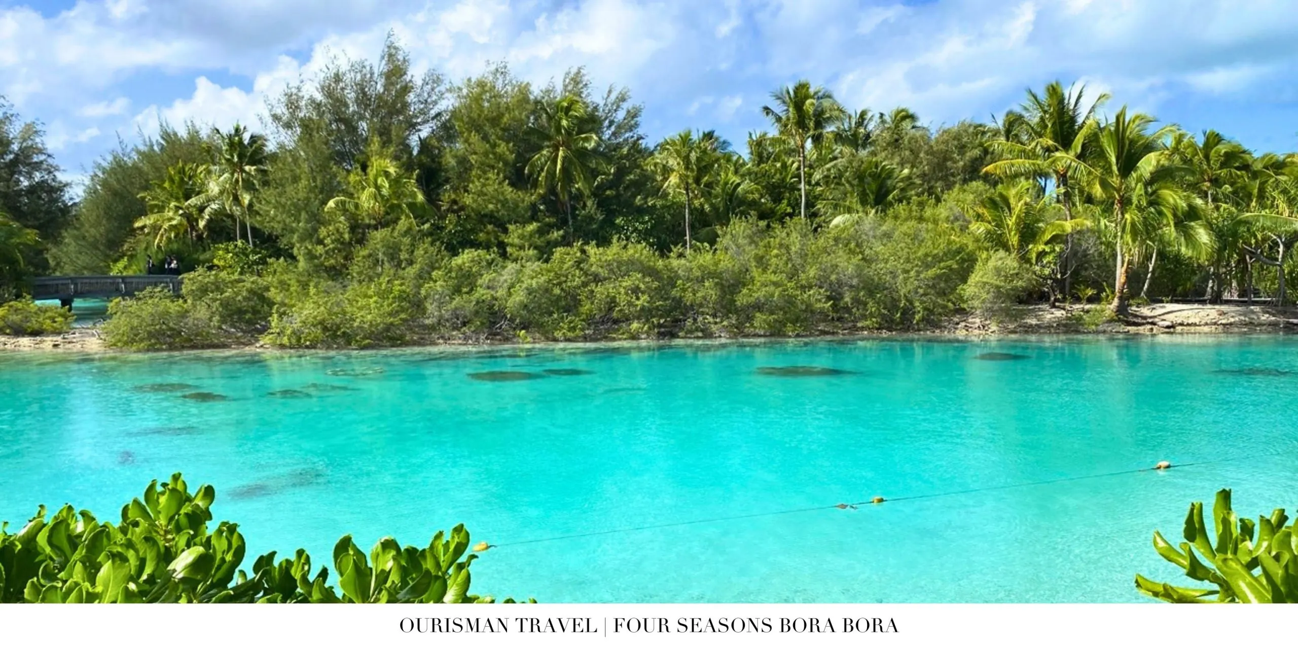 Expansive lagoon views from Four Seasons Bora Bora