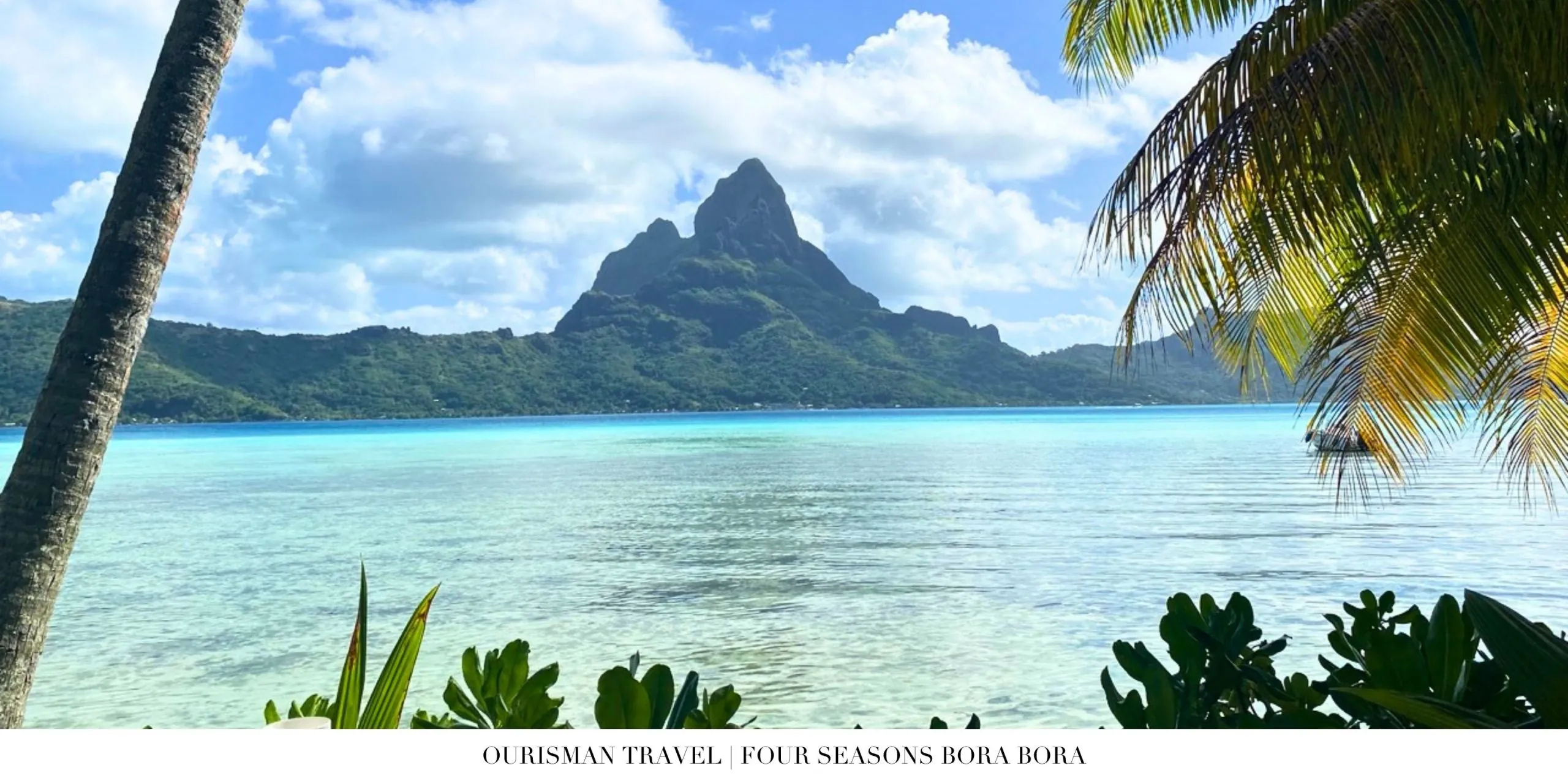 Panoramic lagoon views at Four Seasons Resort Bora Bora