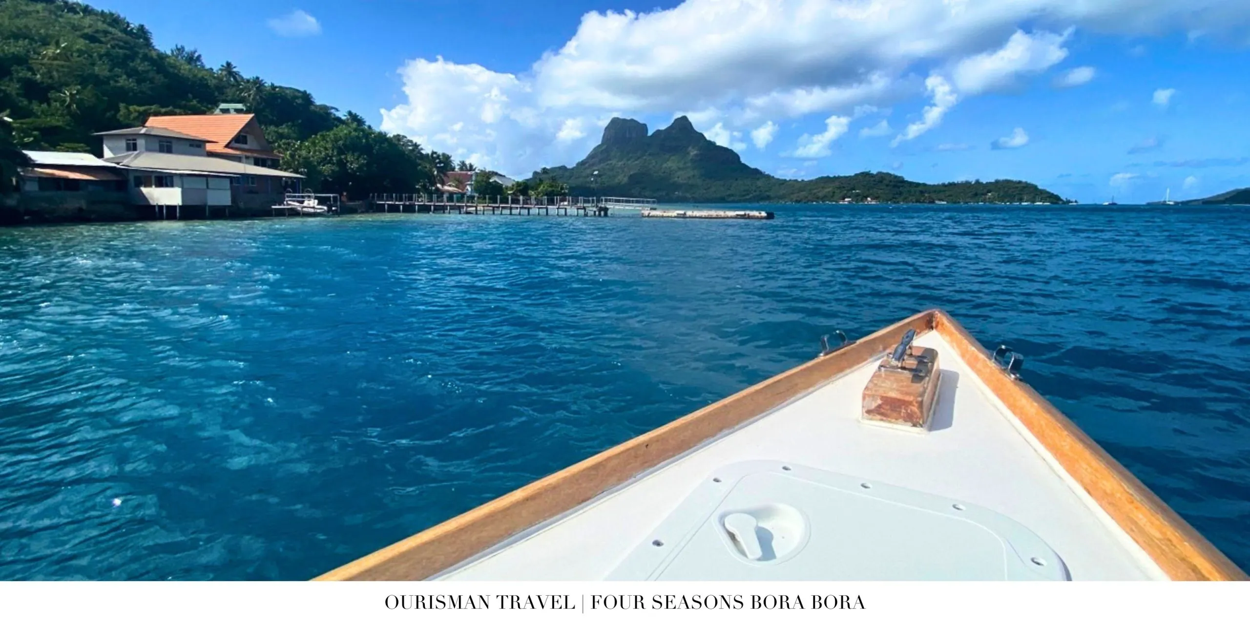 Lagoon reflections at Four Seasons Resort Bora Bora