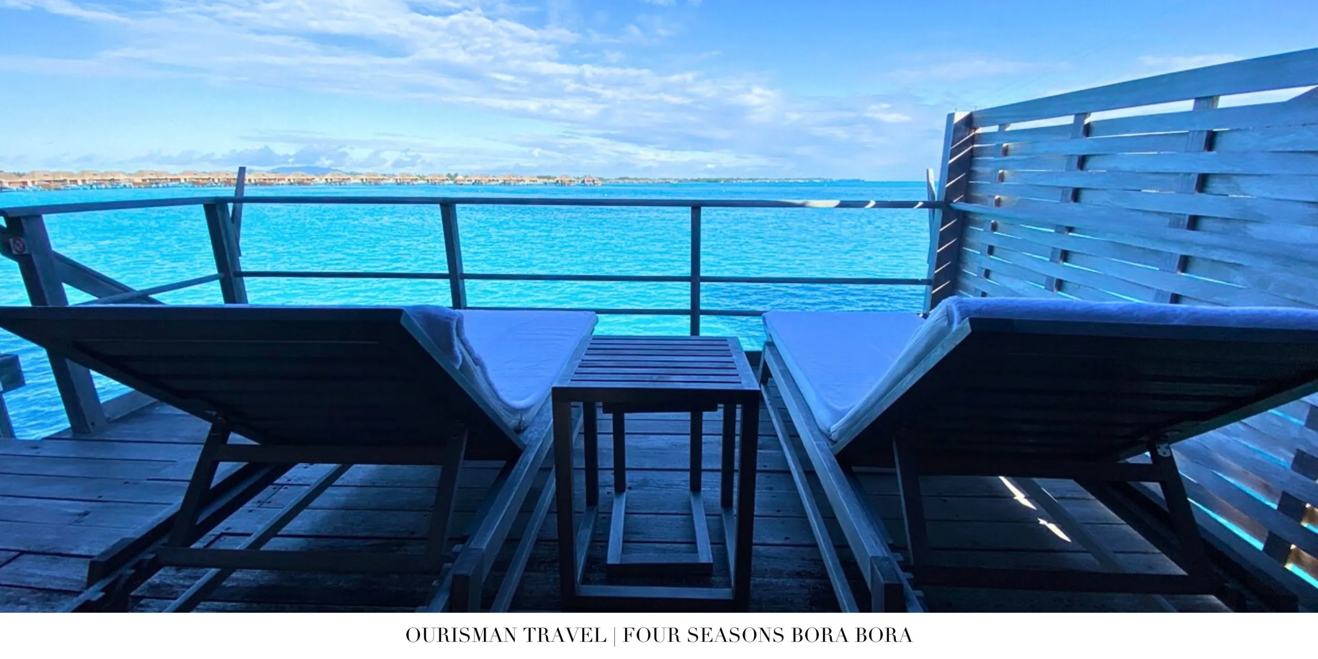 Private overwater bungalow with direct lagoon access in Bora Bora