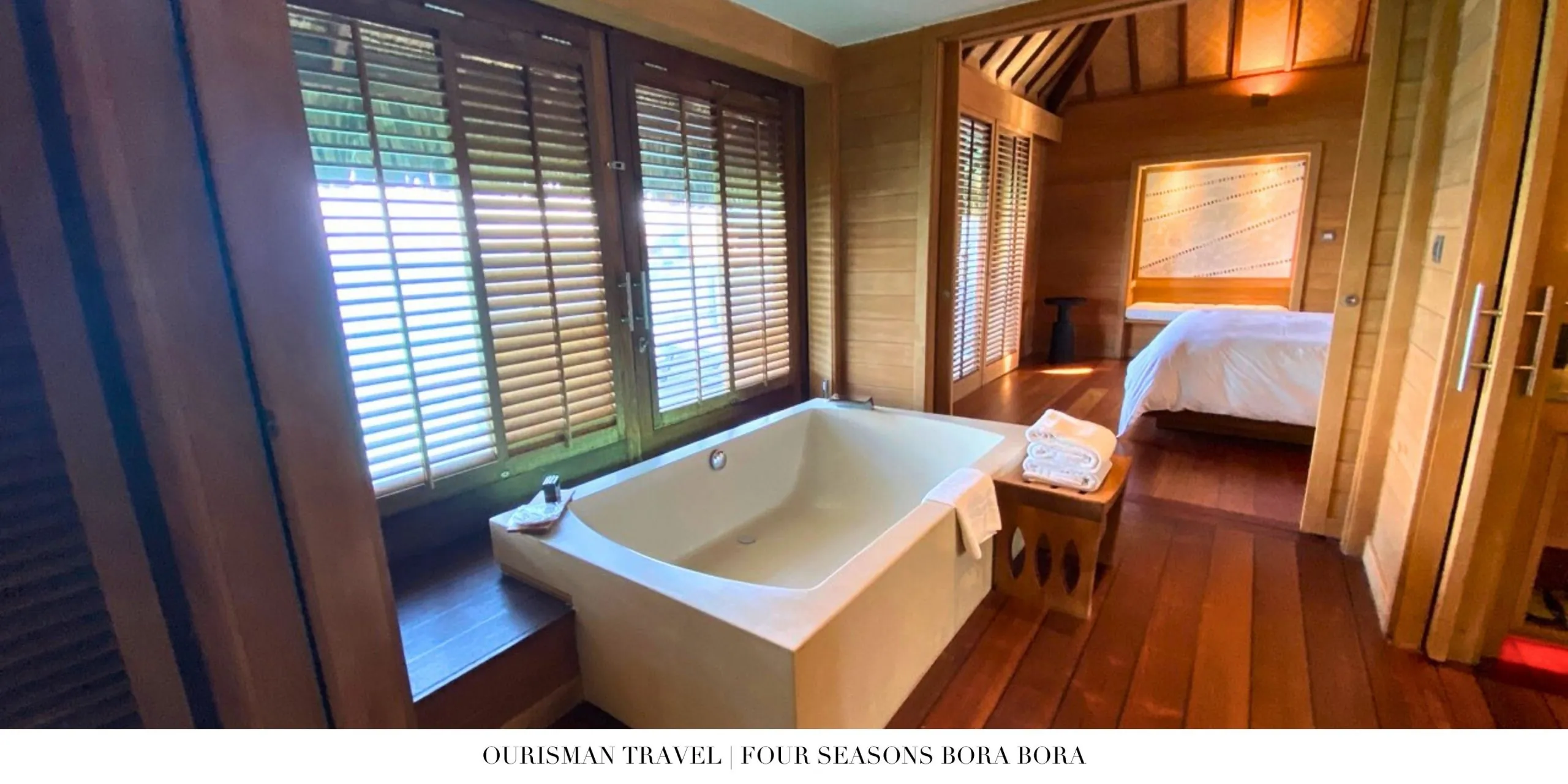 Luxury overwater bungalow experience in Bora Bora