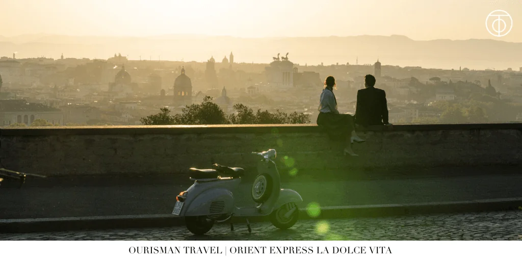 Orient Express La Dolce Vita Italy countryside view from train