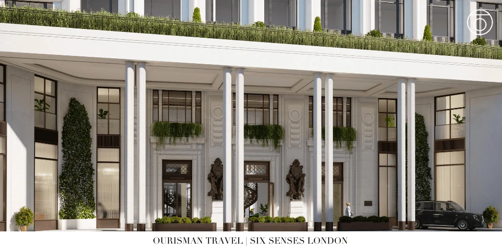 Six Senses London hotel entrance