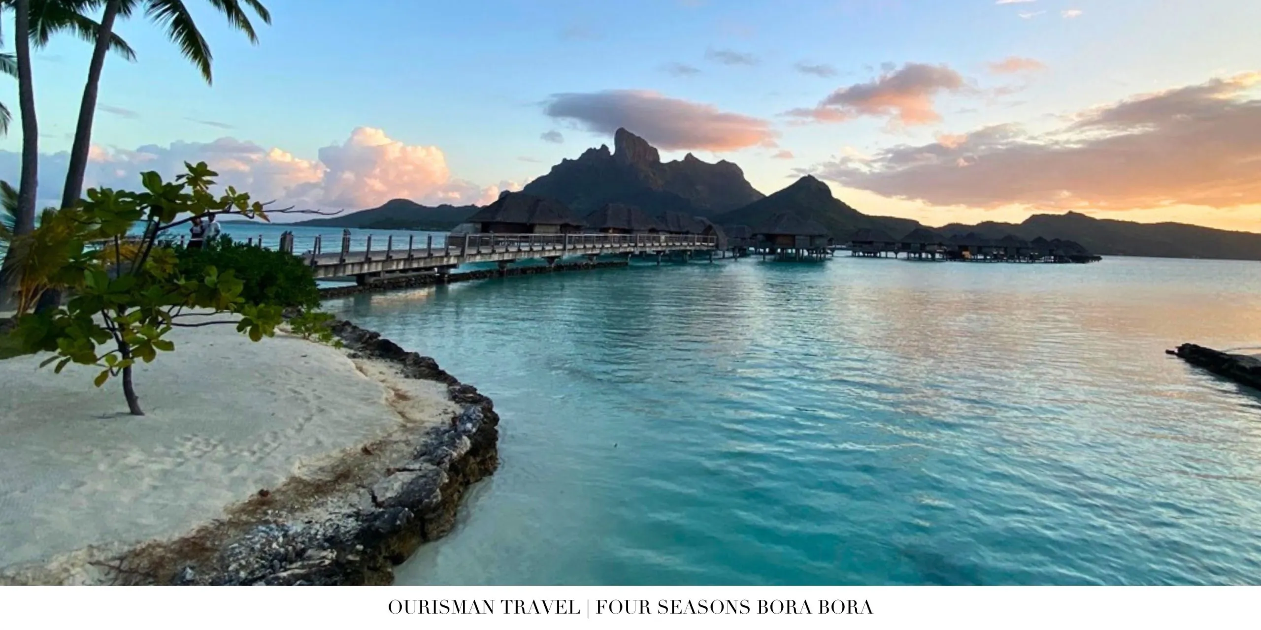 Turquoise lagoon views at Four Seasons Bora Bora