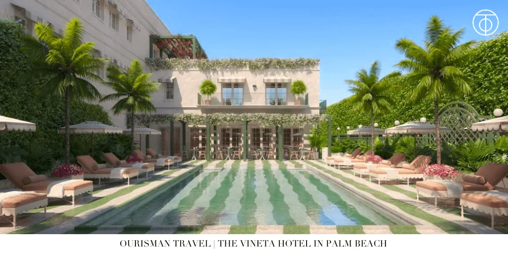 Vineta Hotel Palm Beach pool courtyard Florida