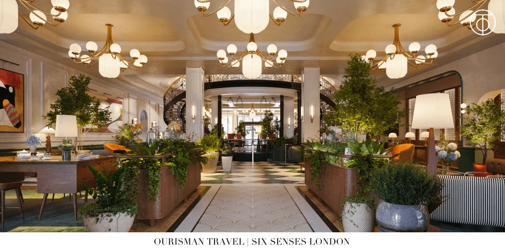 Six Senses London lobby bar and lounge