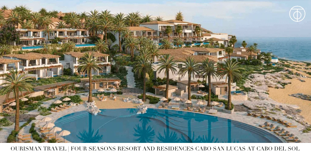 Four Seasons Cabo Del Sol main pool and resort buildings Cabo San Lucas Mexico