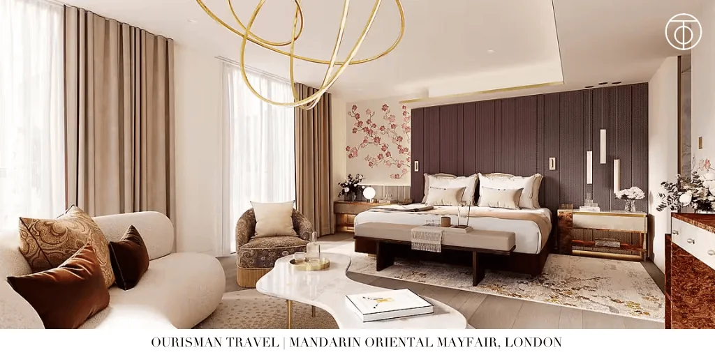 Mandarin Oriental Mayfair London bedroom suite