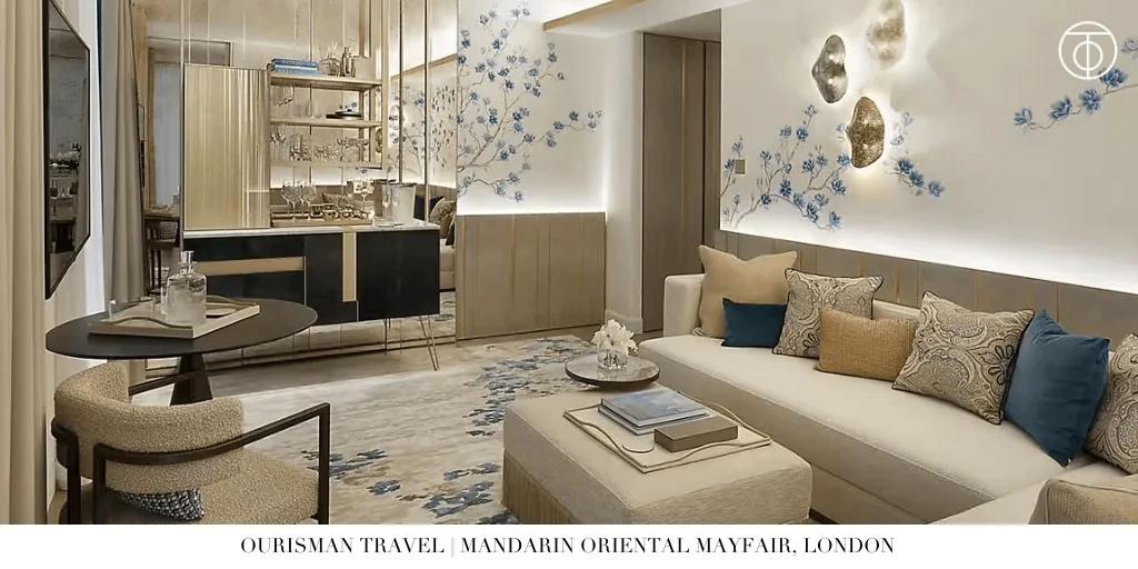Mandarin Oriental Mayfair London suite living room