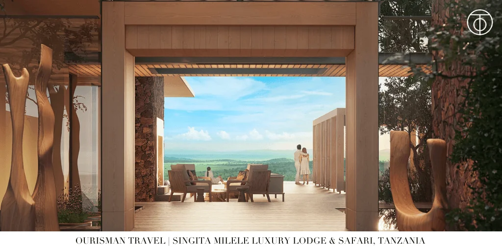 Singita Milele villa terrace view Serengeti Tanzania