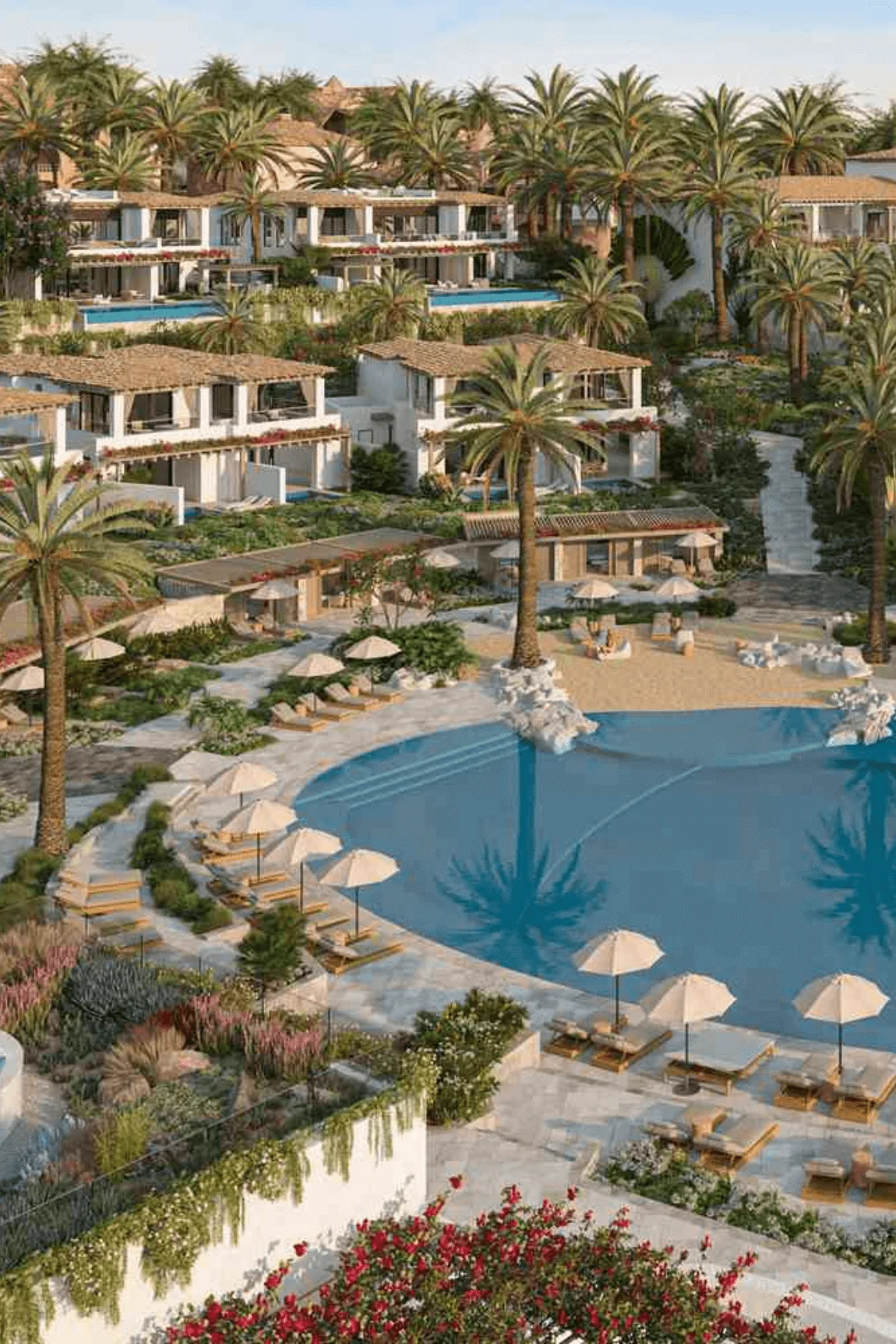 Vineta Hotel Palm Beach pool and resort buildings Florida