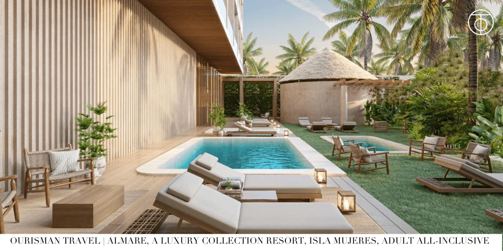 Private plunge pool suite at Almare, a Luxury Collection Resort in Isla Mujeres