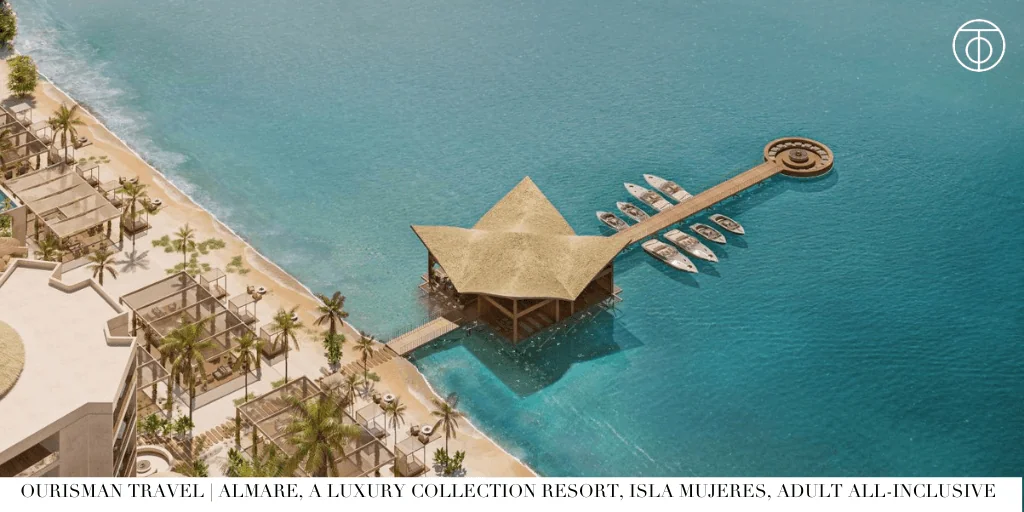 Overwater pavilion at Almare, a Luxury Collection Resort in Isla Mujeres