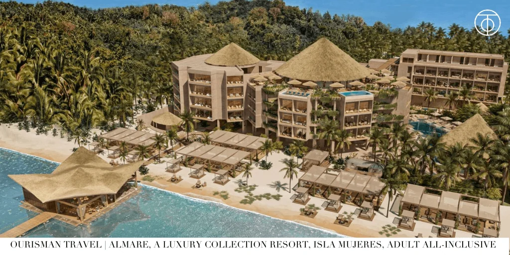 Beachfront view of Almare, a Luxury Collection Resort in Isla Mujeres