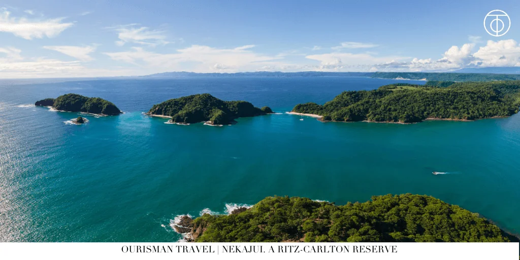 Aerial ocean view near Nekajui, a Ritz-Carlton Reserve in Costa Rica