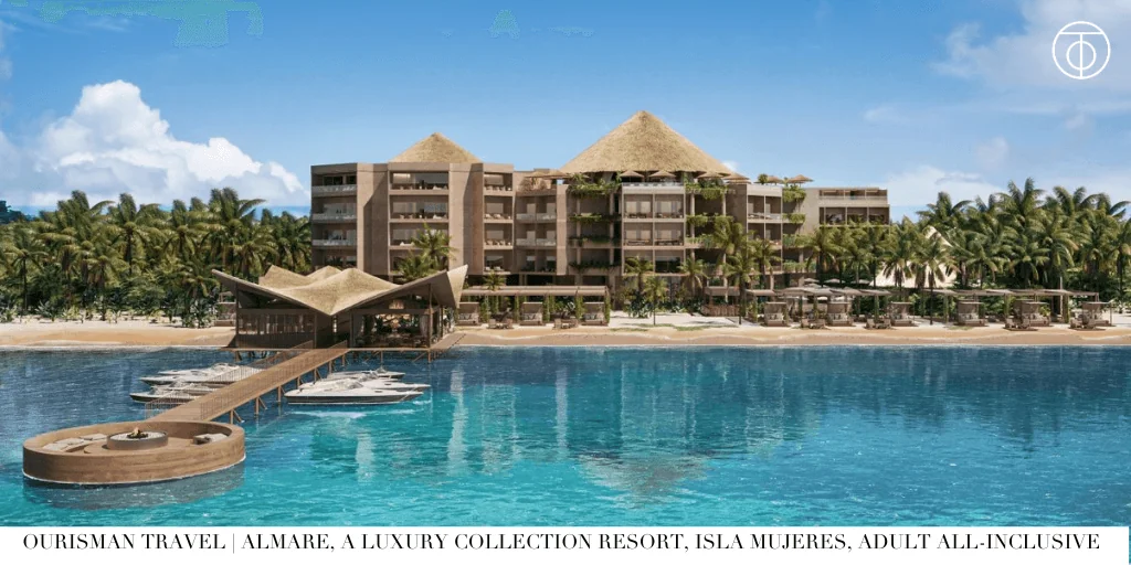 Main resort pool at Almare, a Luxury Collection Resort in Isla Mujeres