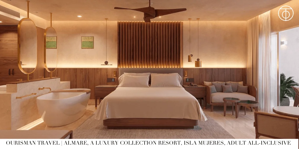 Guest room at Almare, a Luxury Collection Resort in Isla Mujeres