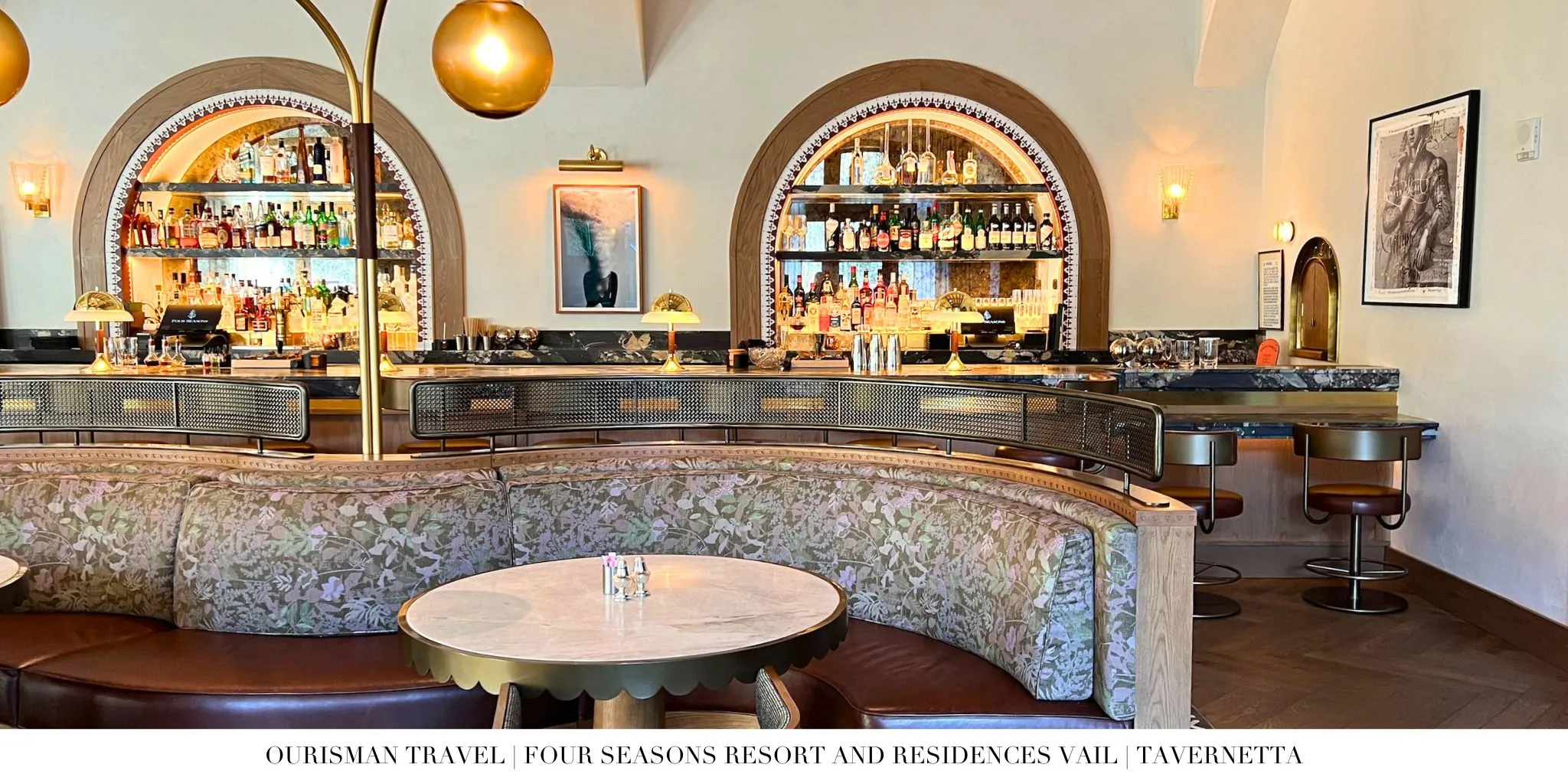 Tavernetta Vail dining room at Four Seasons Vail