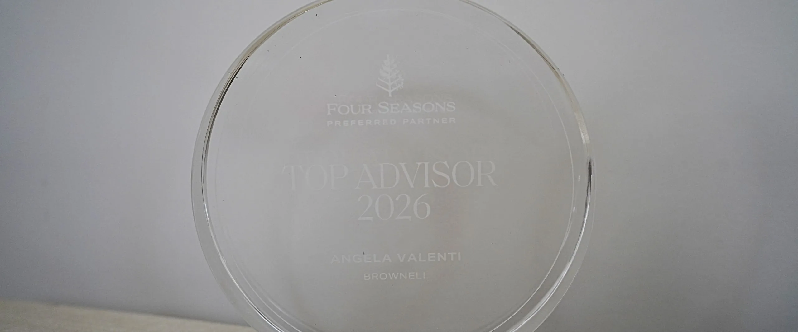 Ourisman Travel Four Seasons Preferred Partner 2026 Grand Prize Winner