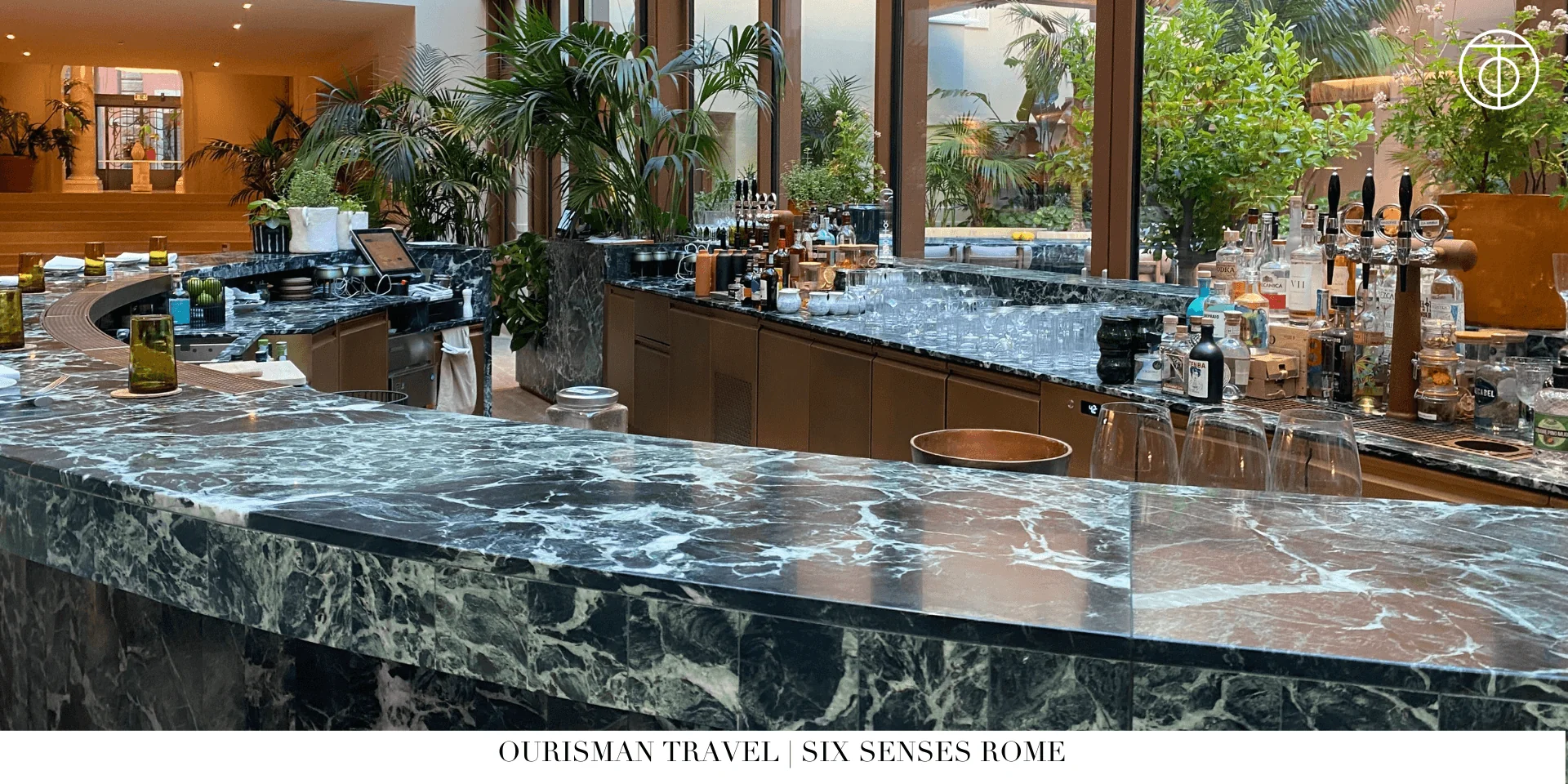 BIVIUM bar at Six Senses Rome with indoor seating