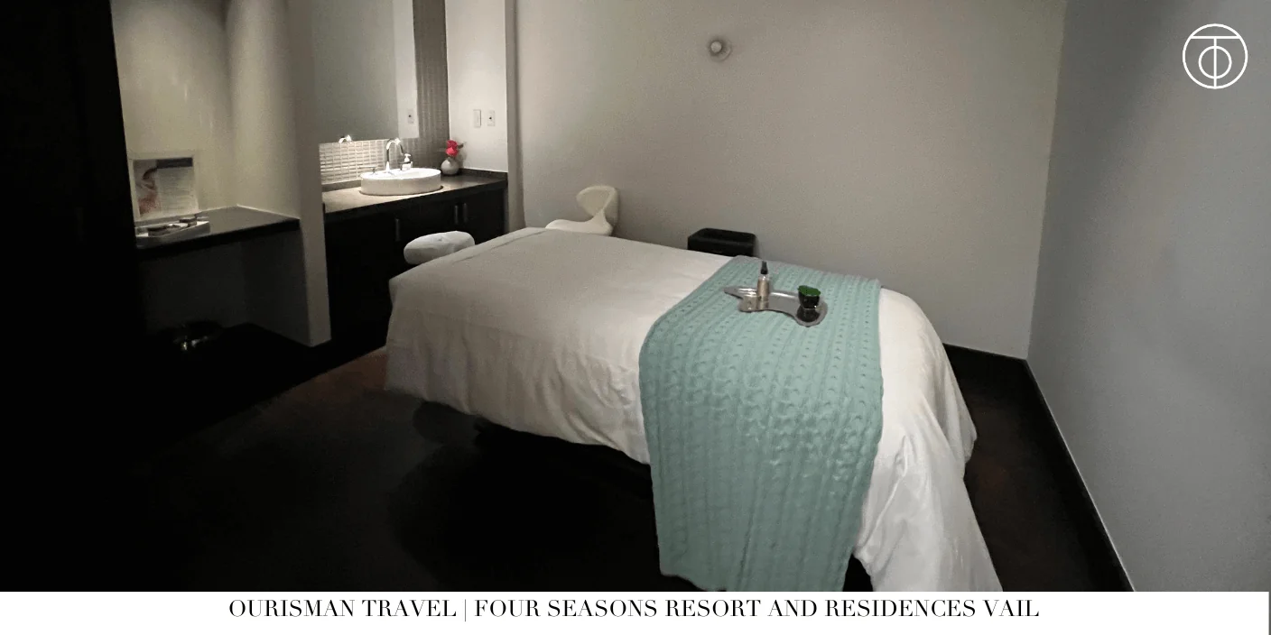 Treatment room at Four Seasons Vail spa