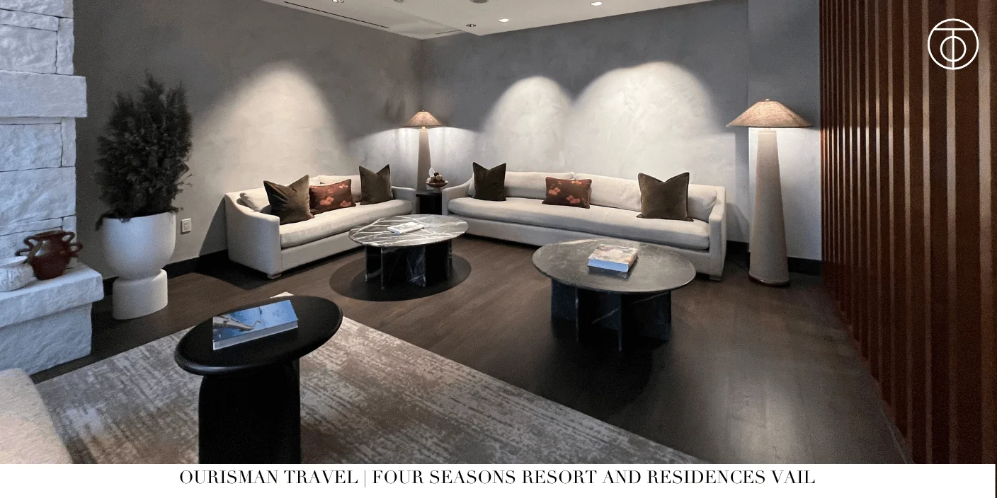 Relaxation lounge at Four Seasons Vail spa