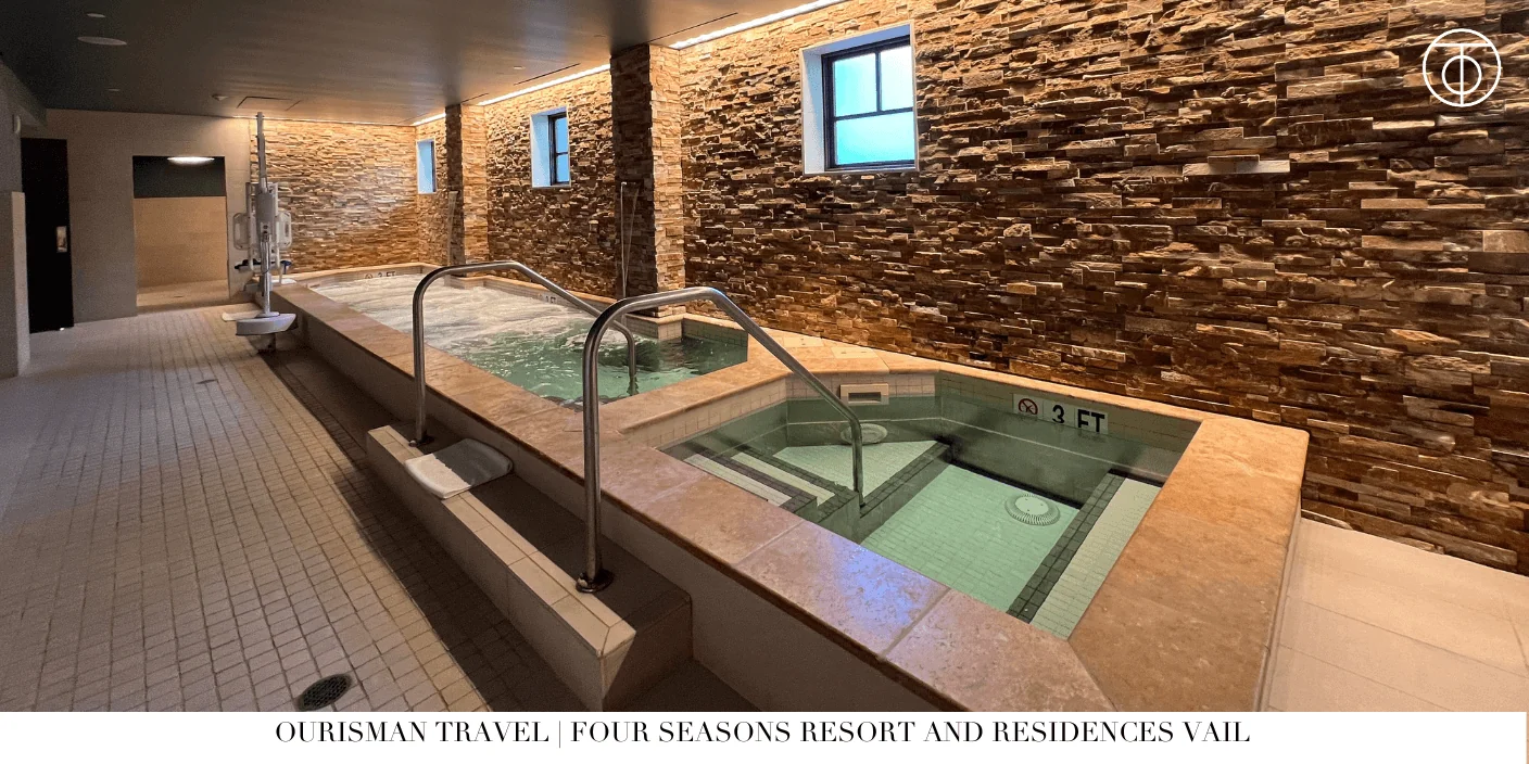 Heated spa whirlpool at Four Seasons Vail