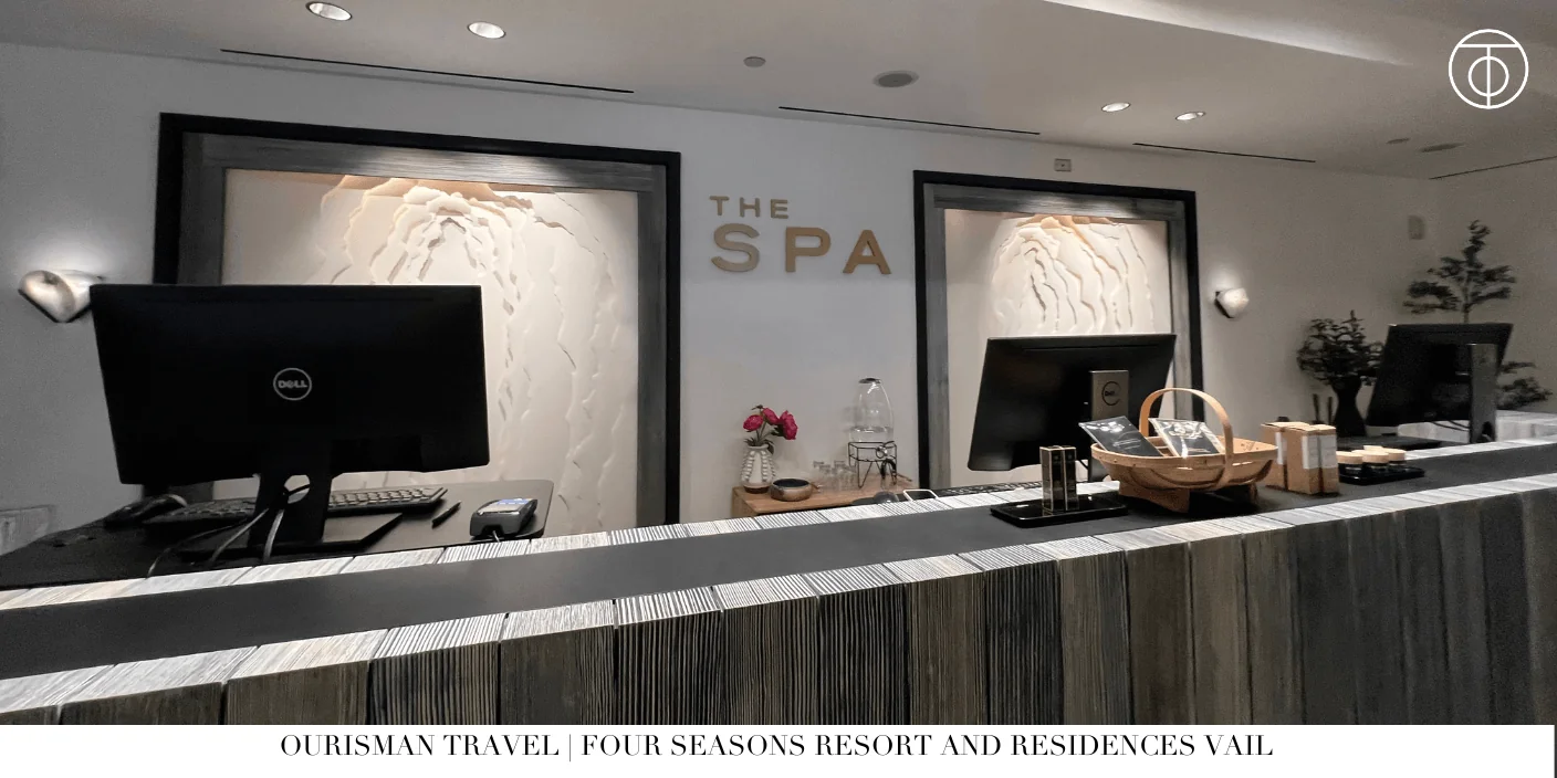 Spa reception area at Four Seasons Vail