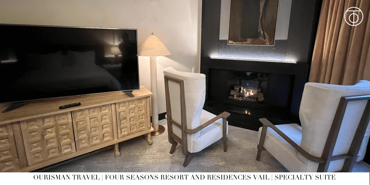 Luxury alpine décor in Specialty One-Bedroom Suite Vail