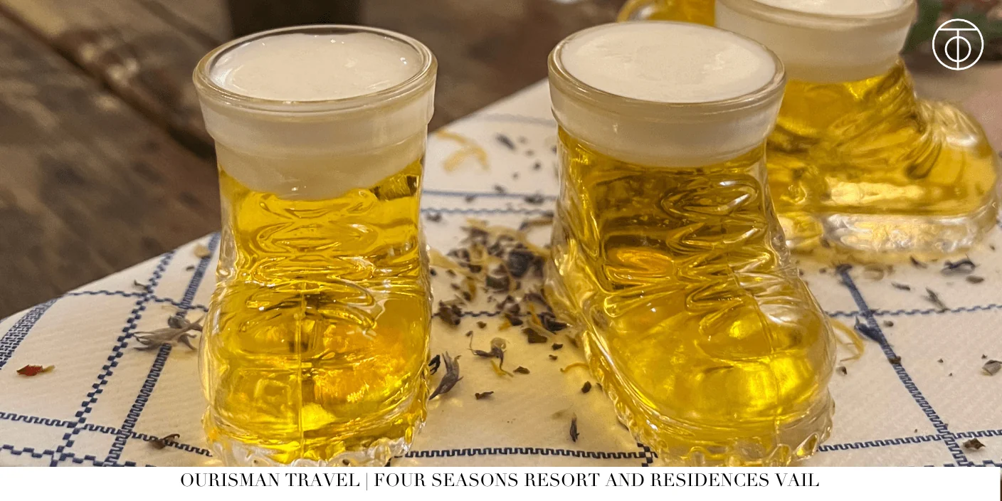 Cozy dining atmosphere in Vail Colorado