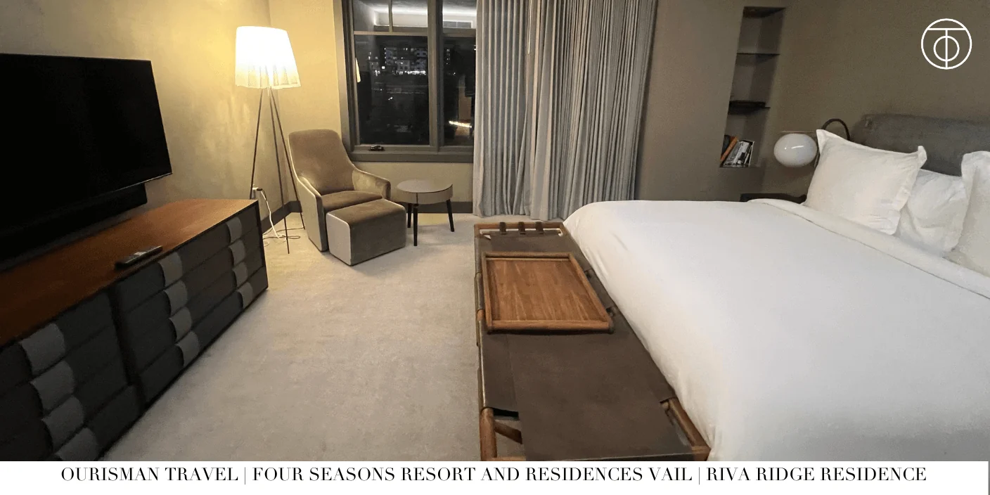 Floor-to-ceiling windows in Riva Ridge Residence Vail