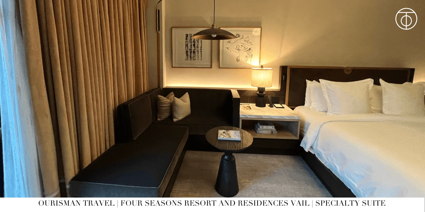 King bedroom in Specialty One-Bedroom Suite at Four Seasons Vail