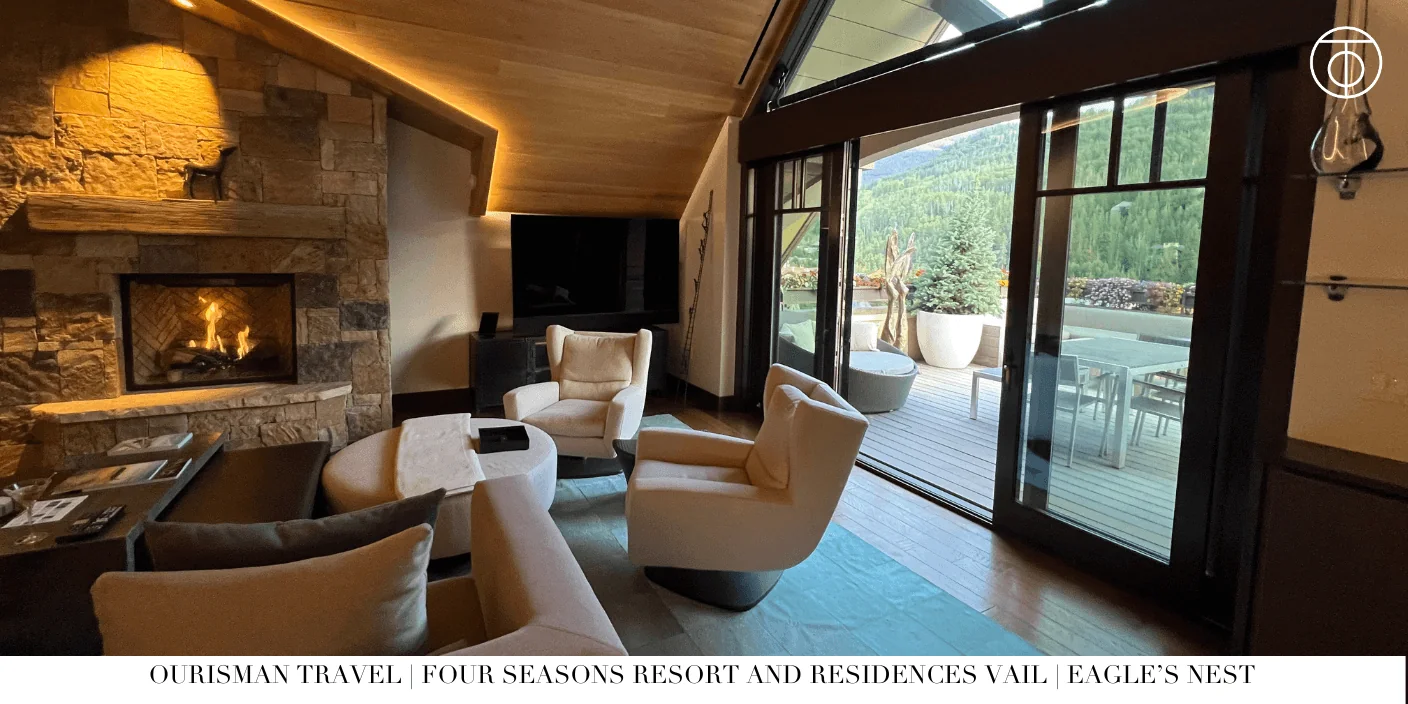 Eagles Nest Residence great room with vaulted ceilings