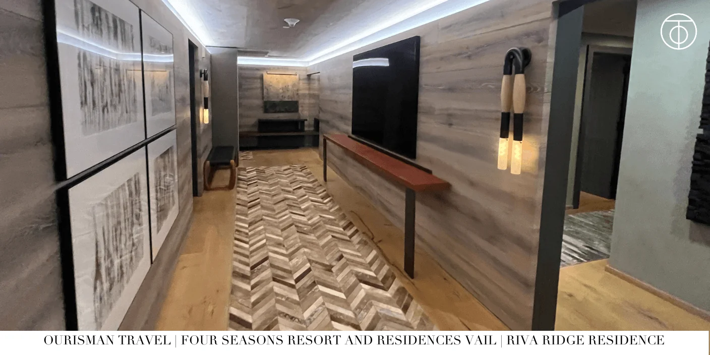 Grand entryway of Riva Ridge Private Residence Vail