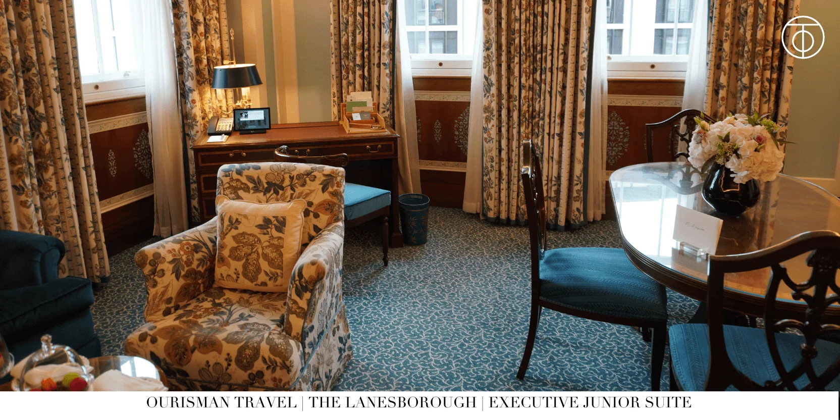 The Lanesborough London executive junior suite sitting area