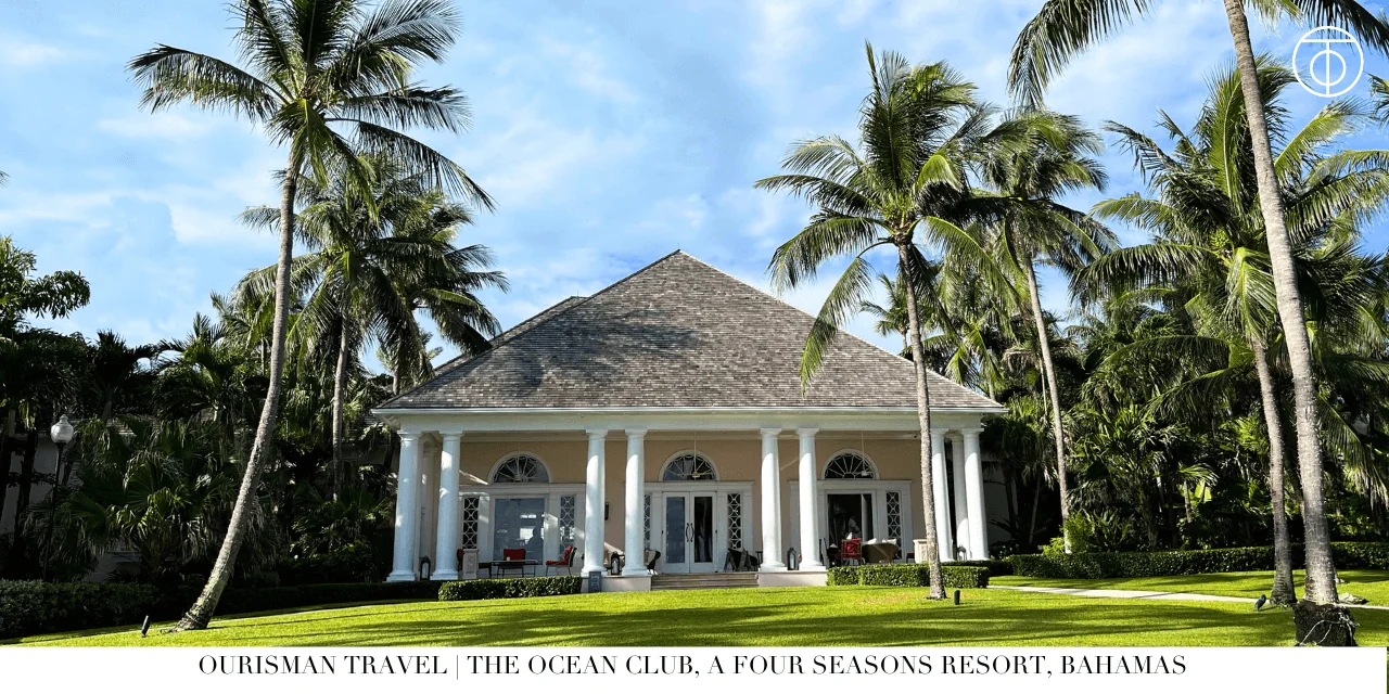 Four Seasons Ocean Club Bahamas beachfront pavilion building