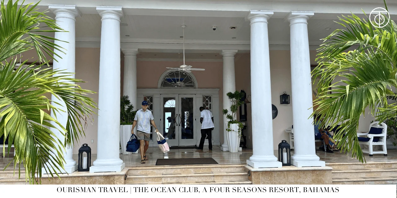 Four Seasons Ocean Club Bahamas main entrance