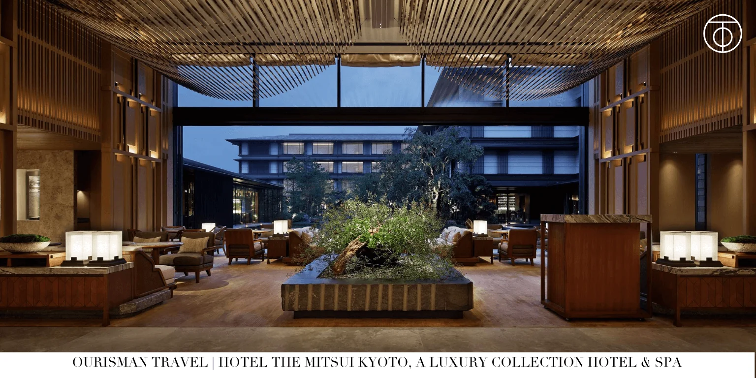 Hotel The Mitsui Kyoto courtyard with seating and open space