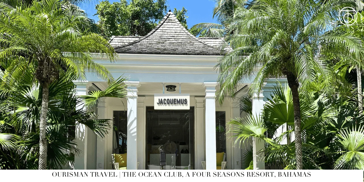 Four Seasons Ocean Club Bahamas entrance pavilion Paradise Island