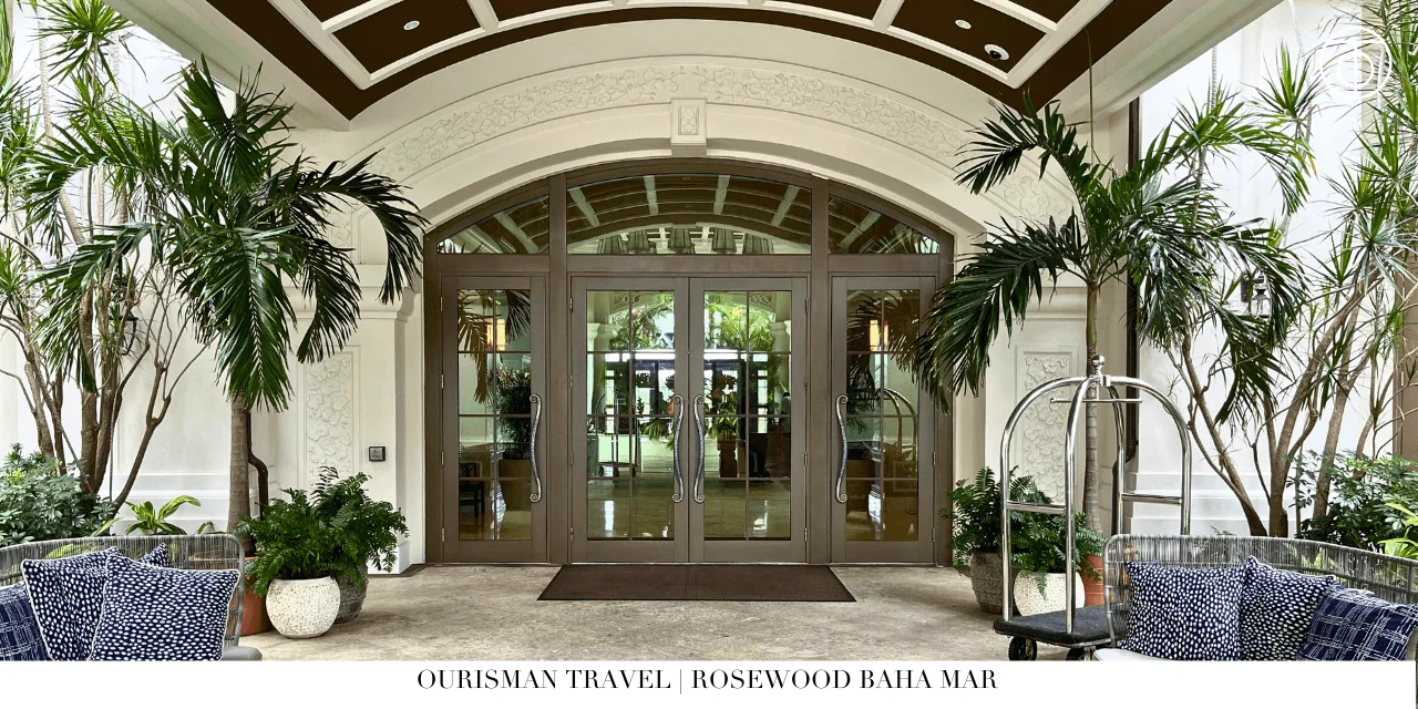 Rosewood Baha Mar Bahamas entrance