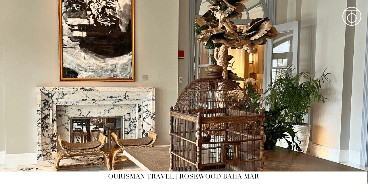 Rosewood Baha Mar Bahamas lobby interior