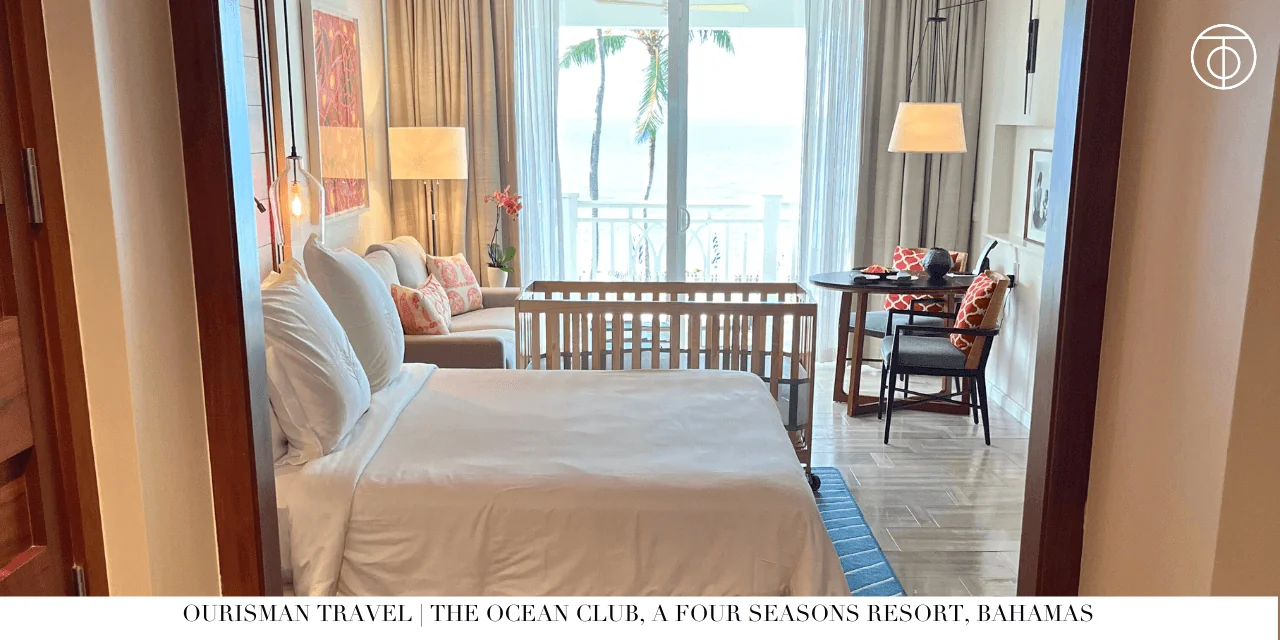 Four Seasons Ocean Club Bahamas guest room with ocean view