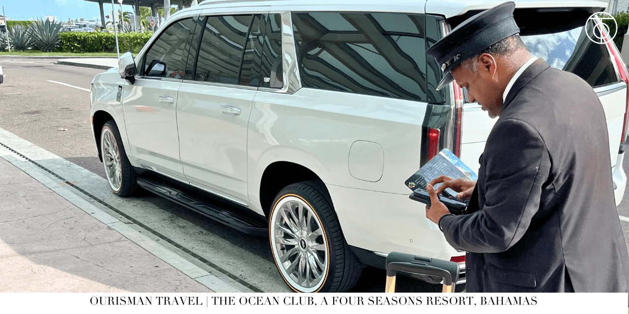 Four Seasons Ocean Club Bahamas luxury airport transfer SUV