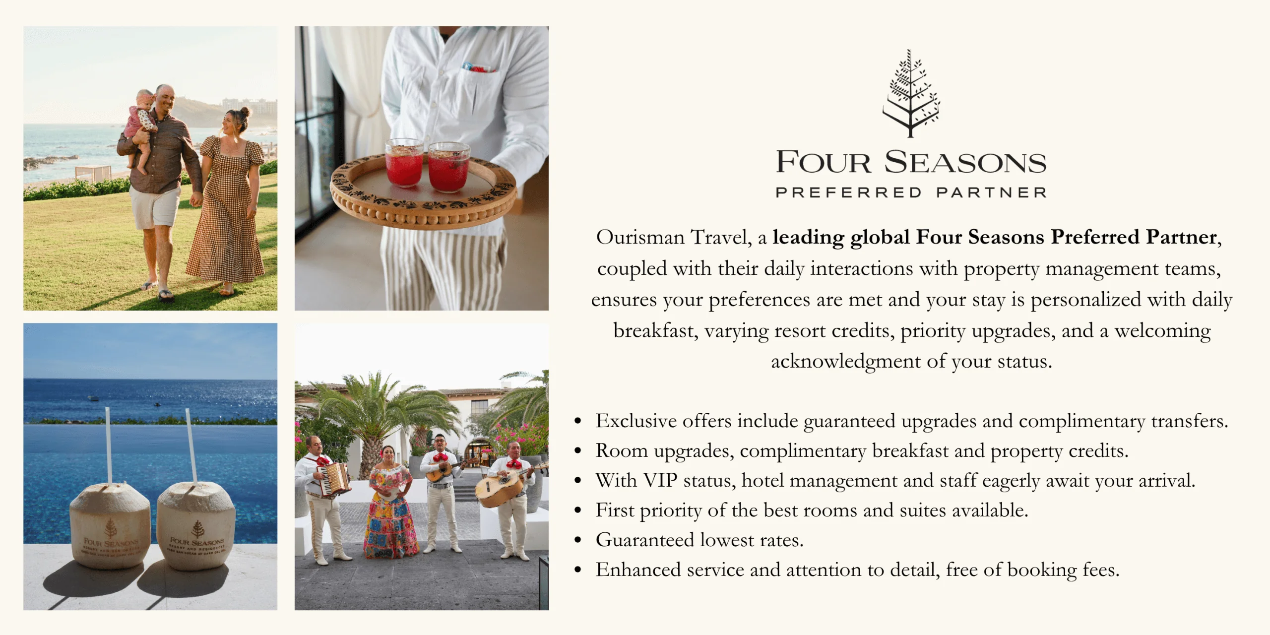 Four Seasons Cabo Del Sol Preferred Partner Amenities