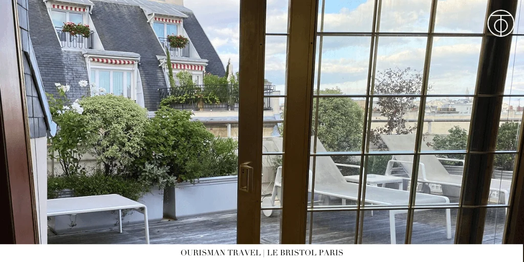 Le Bristol Paris terrace